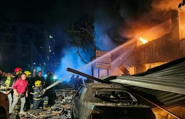 Israeli strike on Beirut kills 5 as deadly rocket fire hits Israel