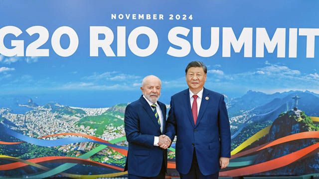 Xi, Lula meet in Brasilia to 'enhance ties'