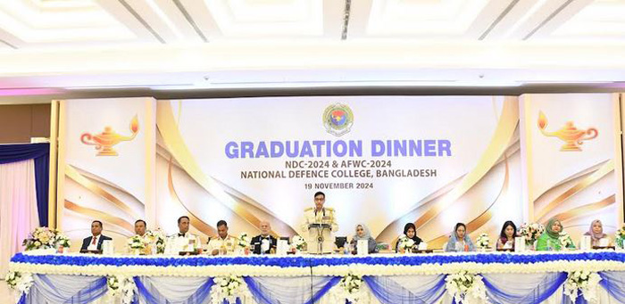 NDC, AFW course graduation dinner held 