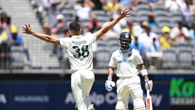 Kohli out cheaply as Australia take early charge against India