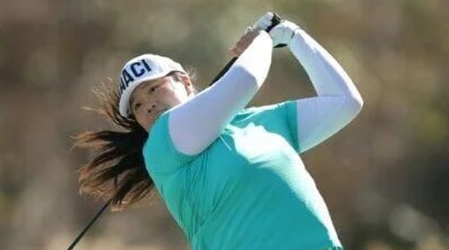 Yin avoids penalty to keep lead as Korda charges at LPGA Tour Championship