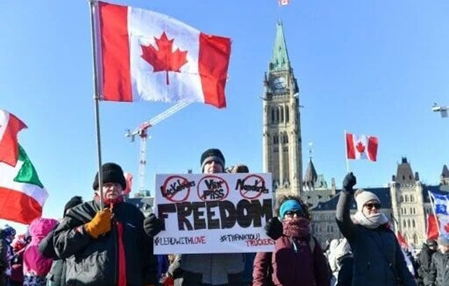 Canada 'Freedom Convoy' leader found guilty over trucker protest role