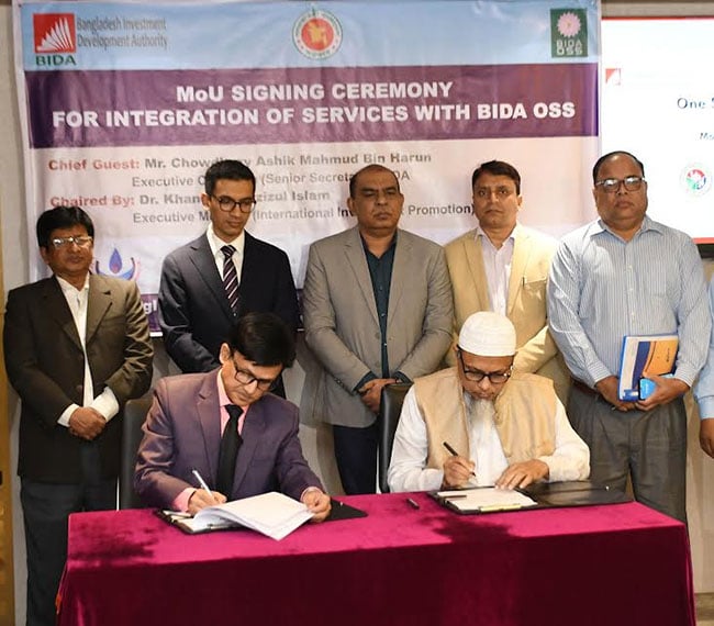 BIDA inks MoU with four institutions, adding seven new services to OSS