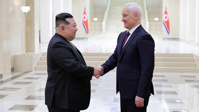 North Korea's Kim, Russian minister agree to boost military ties