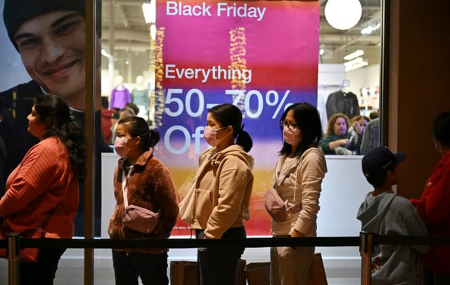 Inflation-wary US consumers flock to 'Black Friday' deals