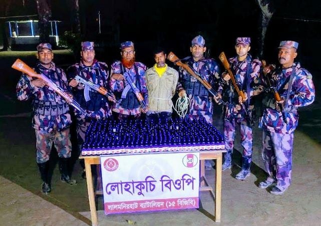 One held with 361 bottles of intoxicating syrup in Lalmonirhat