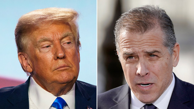 Trump cites Hunter Biden pardon in seeking hush money case dismissal