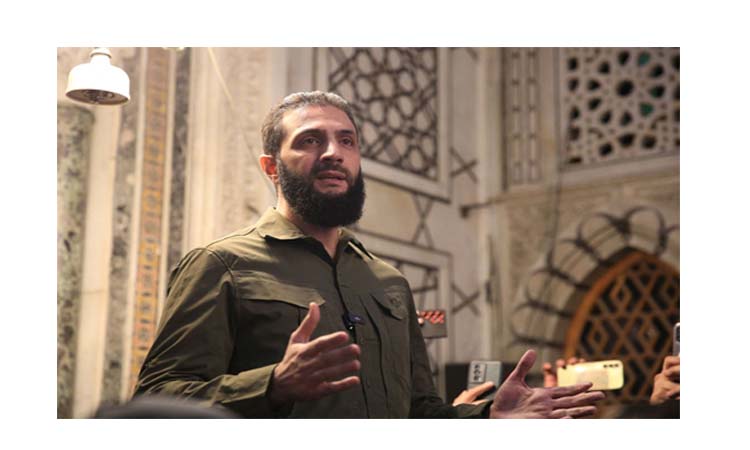 Jolani urges Syrians to take to streets and celebrate 'victory of the revolution'