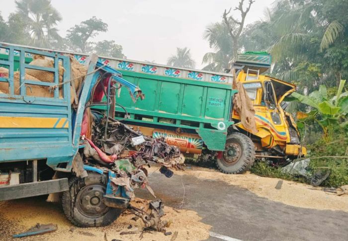 Truck driver killed in Bagerhat road accident