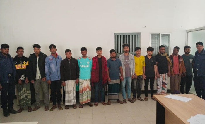 13 arrested for attacking on-duty police at Ashulia 