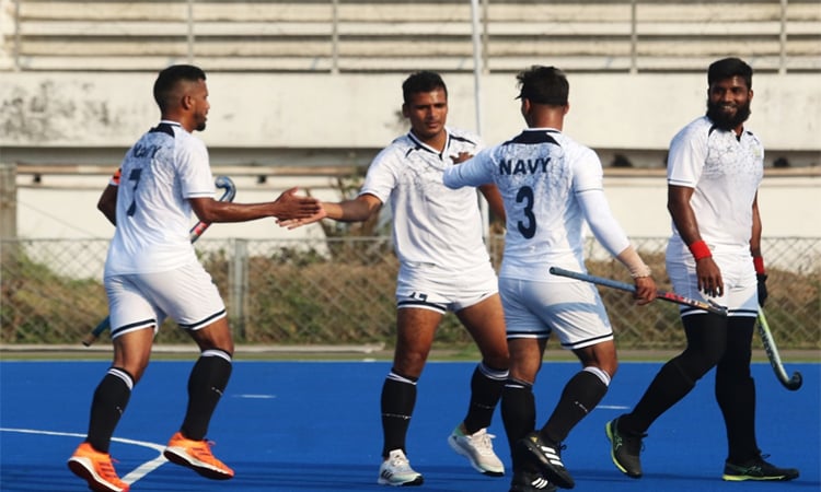 Navy make auspicious start in V-Day Hockey