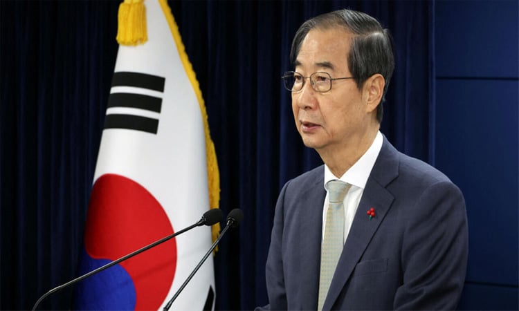 S. Korea's opposition says filed motion to impeach acting president