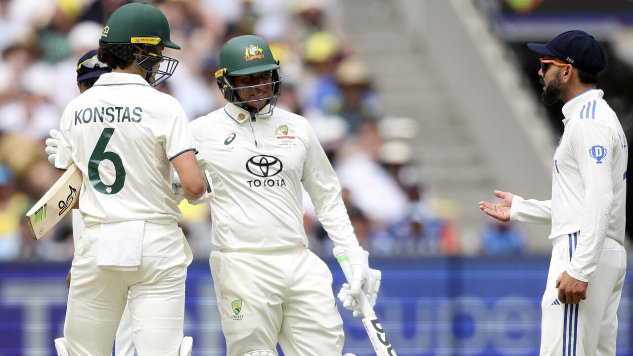 Kohli called out over shoulder bump with Konstas during fourth Test