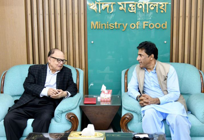 Pakistan envoy calls on food adviser