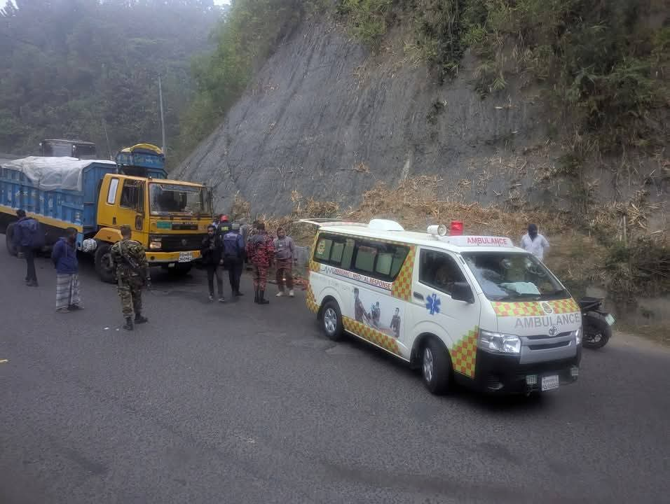 A Motorcyclist killed in Khagrachari road crash