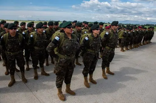 New contingent of Guatemala troops deploys to Haiti