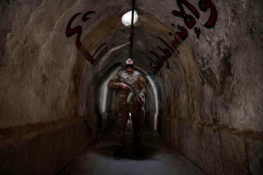 Elaborate military tunnel complex linked to Assad's palace