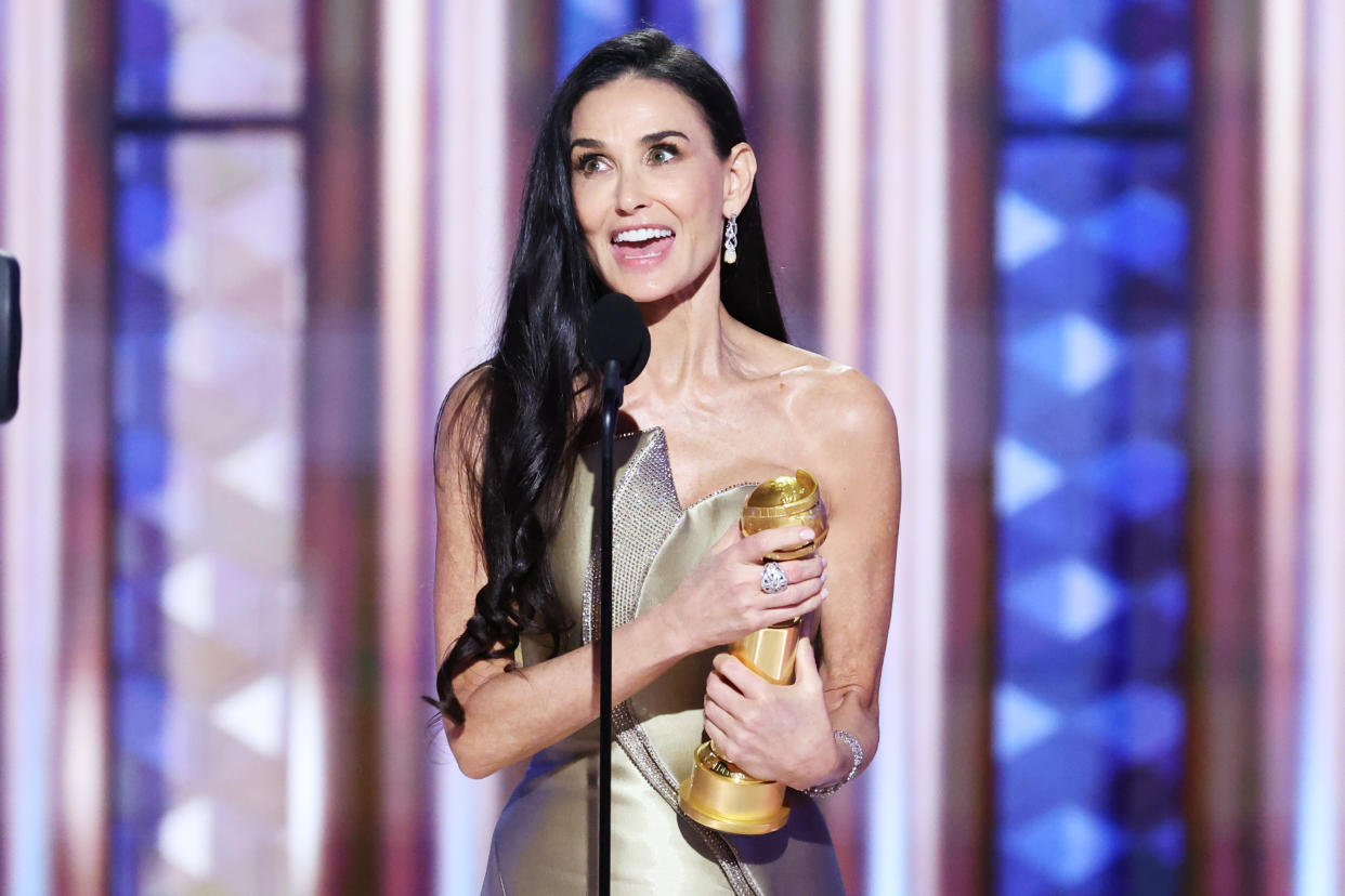 'Emilia Perez,' Demi Moore among winners at Golden Globes