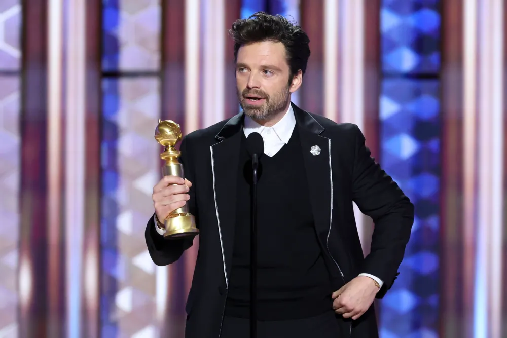 Sebastian Stan wins best comedy actor Golden Globe