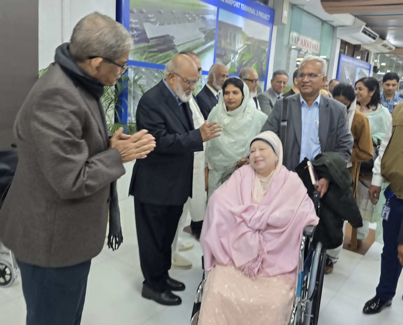 Khaleda Zia leaves for London for advanced treatment