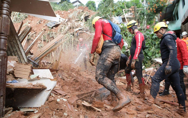 At least seven dead in Brazil landslides