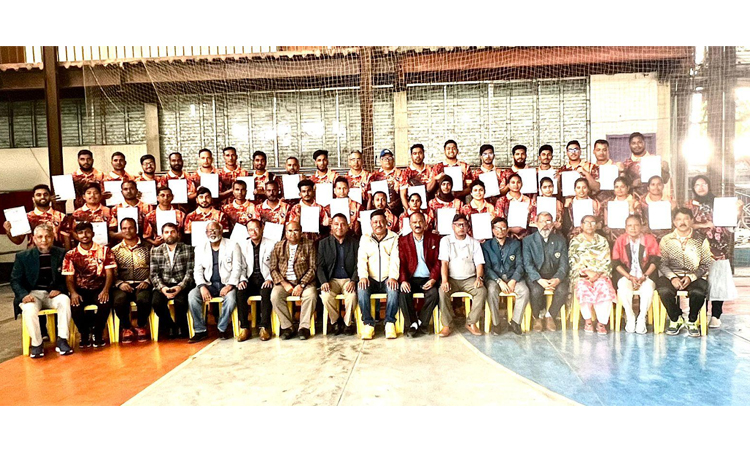 First phase of handball referees course concludes