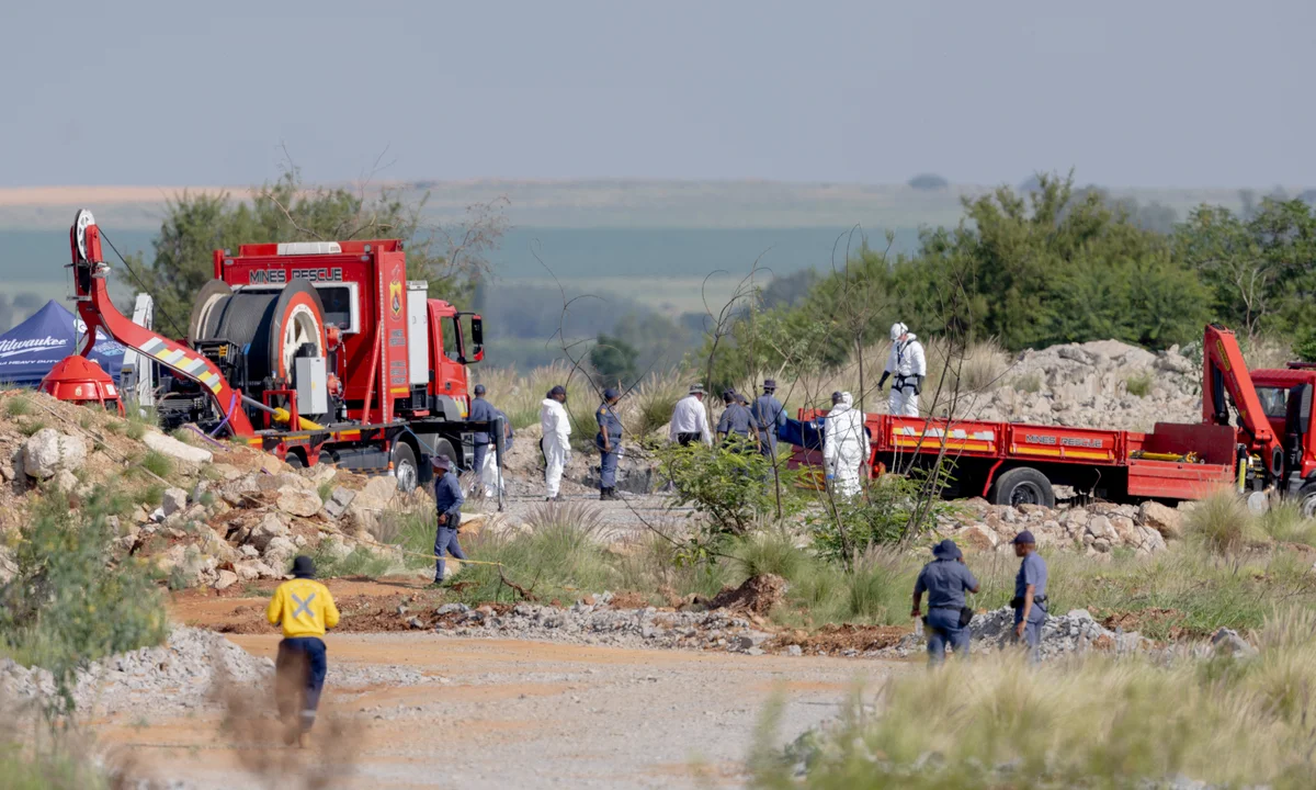 36 bodies lifted from S. African gold mine since Monday