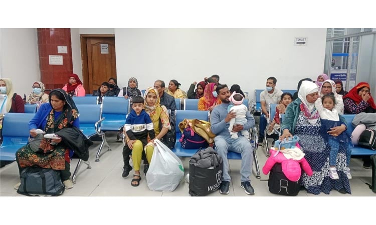 57 more stranded Bangladeshis repatriated from war torn Lebanon