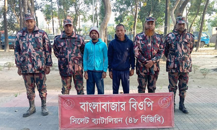 2 Indian nationals detained in Sunamganj