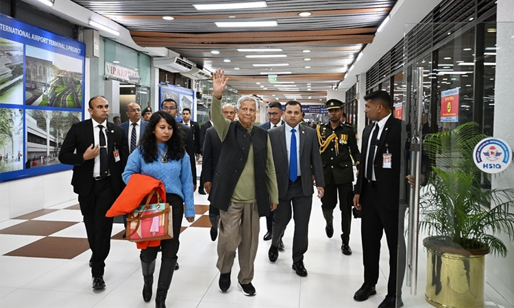 CA leaves Dhaka for Davos to attend WEF