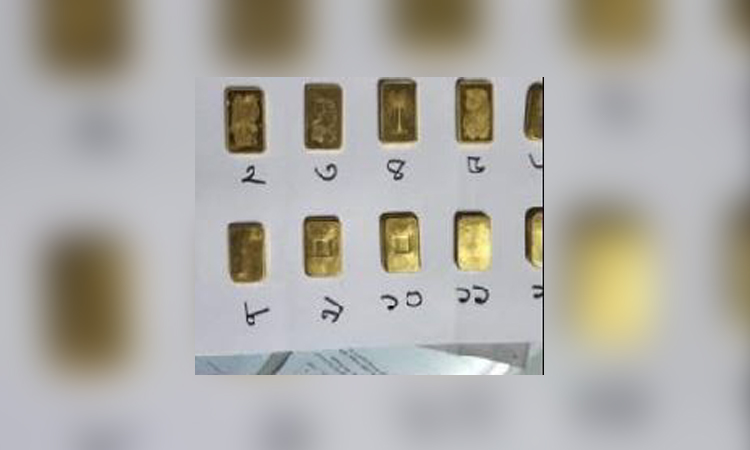 One held with 12 gold bars in Dinajpur