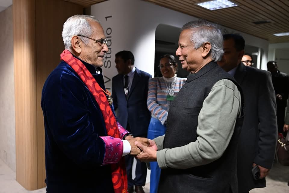 Prof Yunus meets Ramos-Horta on sidelines of WEF