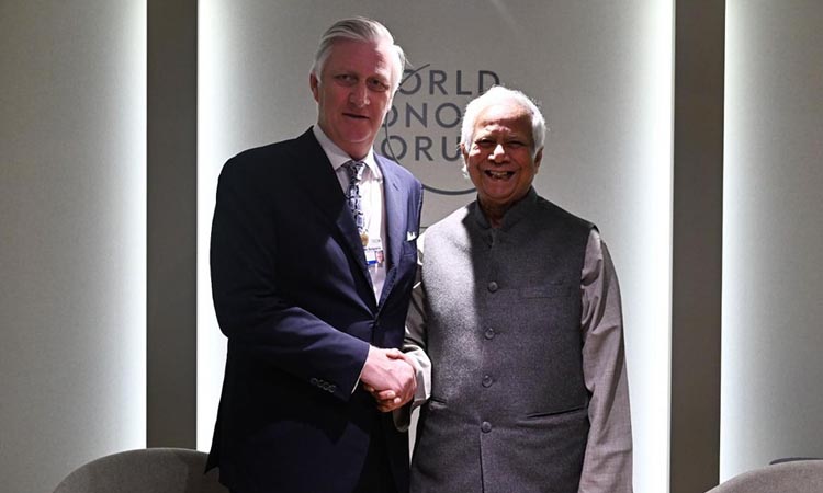 Prof Yunus holds talks with Belgium King, Thai PM, German minister