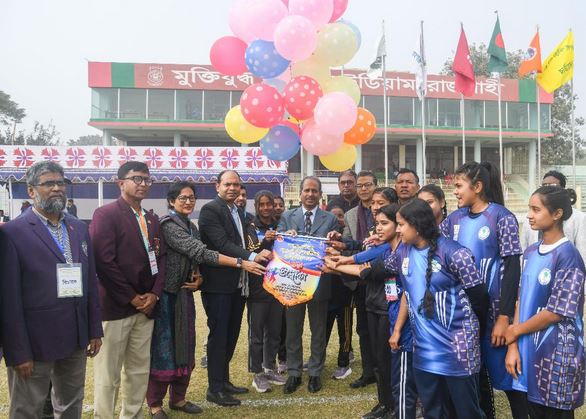 Inter-district athletics competition held in Rajshahi