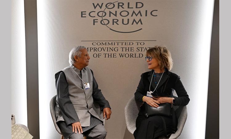 Amnesty International Secretary-General meets Prof Yunus in Davos