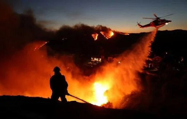 'Nerve-racking': Inside the aerial battle to tame Los Angeles fires