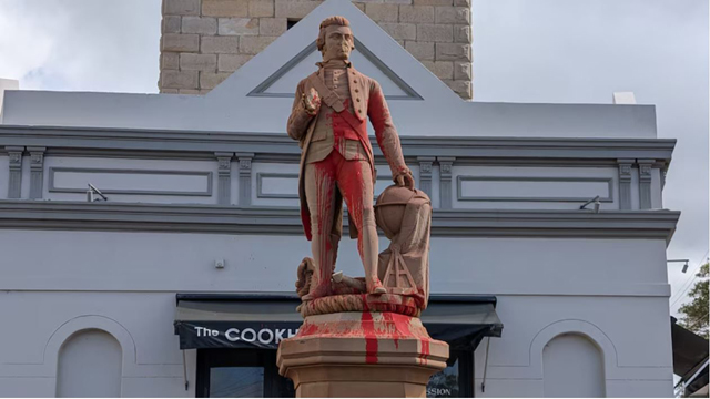 James Cook statue vandalised ahead of Australian national holiday