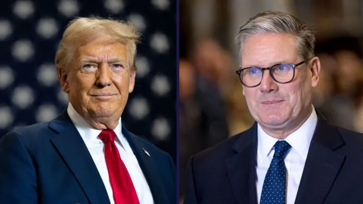 Promising to meet 'soon,' Trump and Starmer discuss Gaza, economy