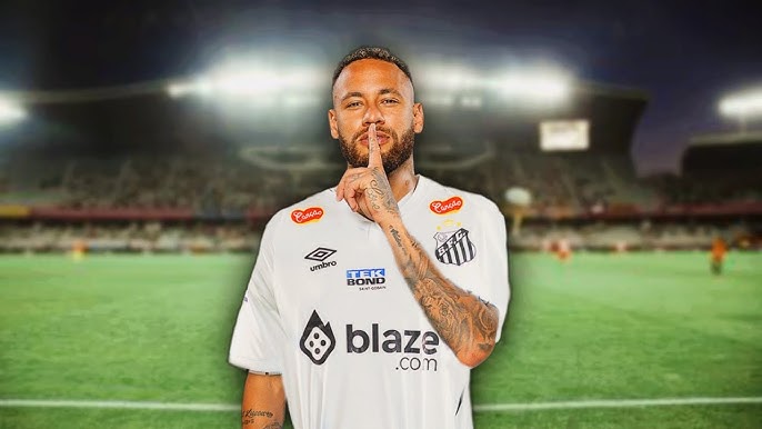 Neymar signs for Santos