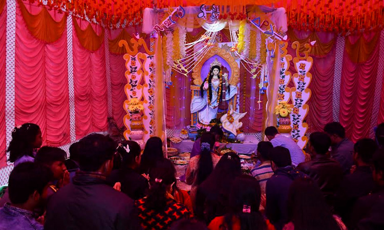 Saraswati Puja celebrated amid festive atmosphere at BRUR