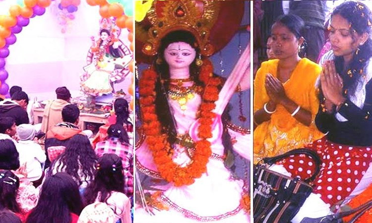 Saraswati Puja celebrated in Rangpur division 