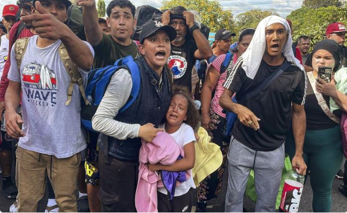 Panama blocks migrant caravan trying to go home to Venezuela 