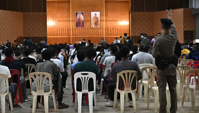 Over 250 people held at Myanmar scam centre released at Thai border