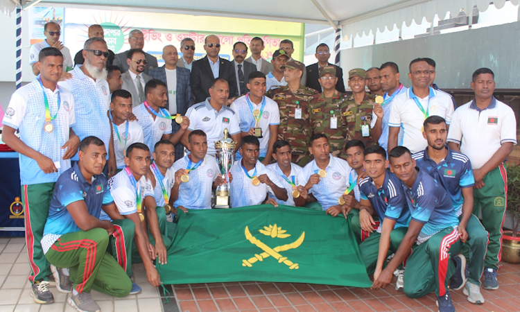 Bangladesh Army, Kushtia district emerge champions 