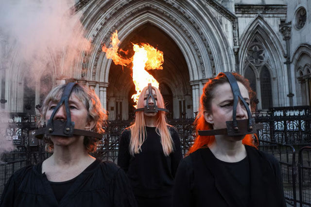 UK appeal court to rule over jail terms for environment activists