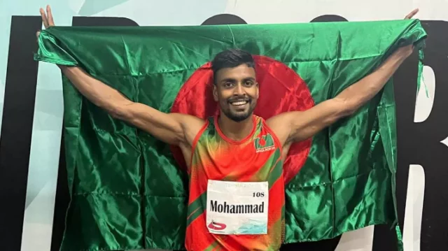 Sprinter Jahir Rayhan to compete World Athletics Indoor Championships