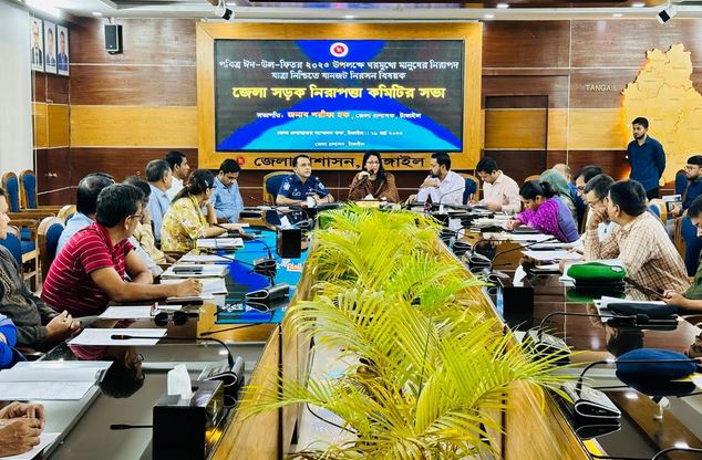 Meeting held in Tangail to address traffic congestion during Eid