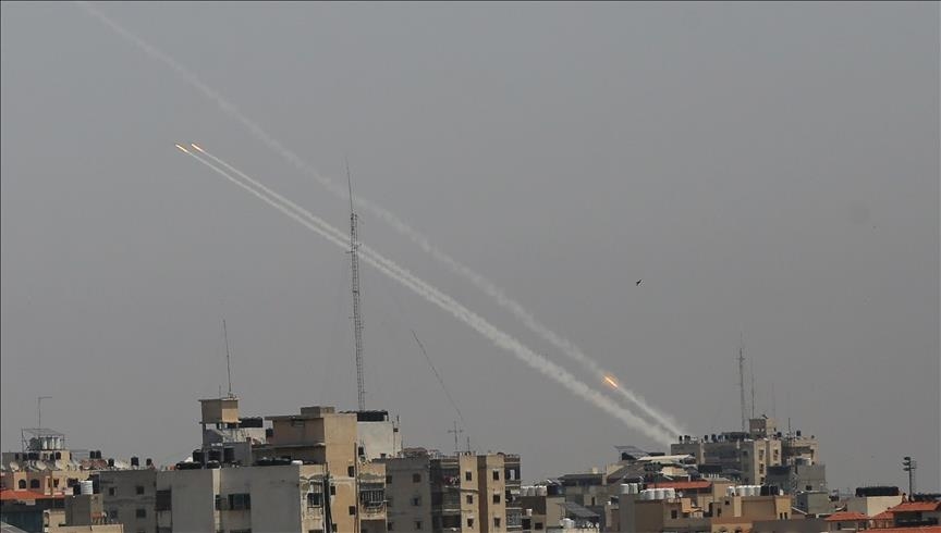 Hamas fires at Tel Aviv in first riposte to deadly Israel assault