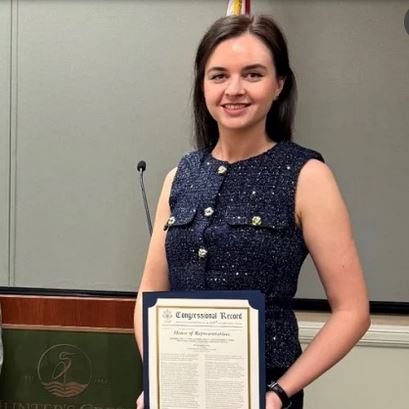 Dr Lyudmila receives US Congressional Award for Women’s History Month