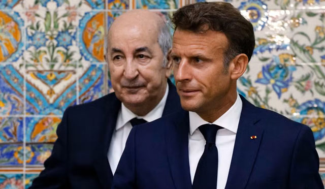 France's Macron 'only point of reference' for mending ties: Algeria leader